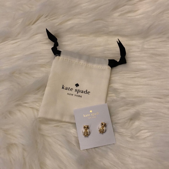 Kate Spade Star Bright Owl Earrings NWT - Picture 2 of 4